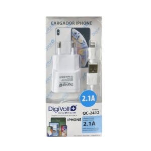Cargador DigiVolt + Cable Para iPhone Modelo QC 2412