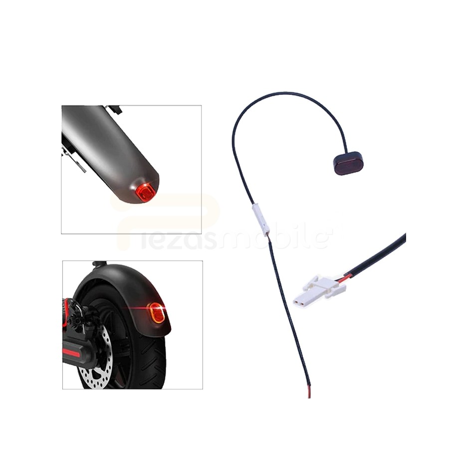 Conector Cable de luz trasero para batería patinete Xiaomi M365